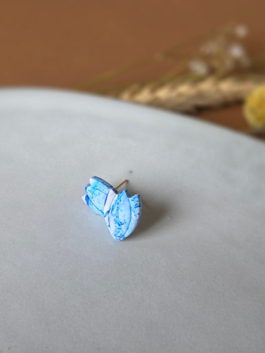 Blauw Gemarmerd Tulpje