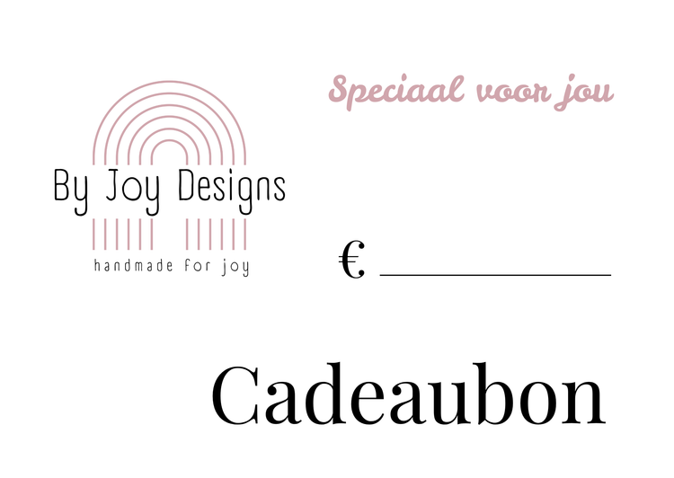 Cadeaubon By Joy Designs
