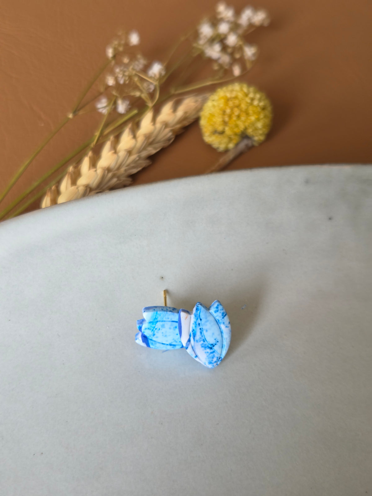 Blauw Gemarmerd Tulpje