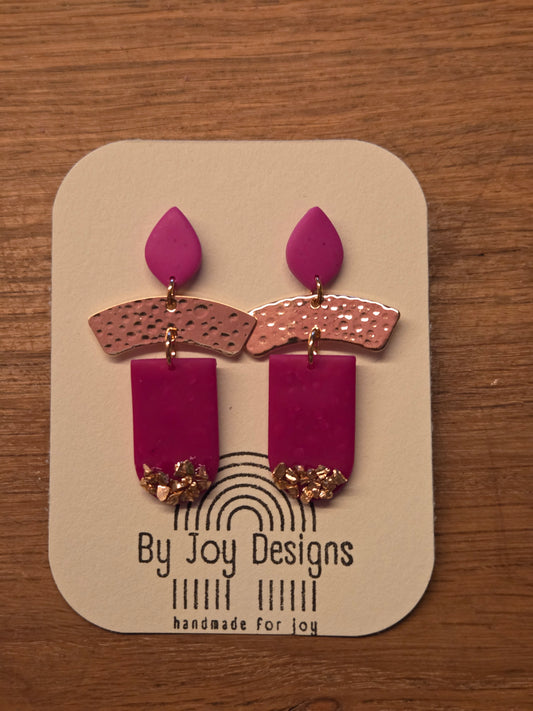 Pinker Glanz und Glitter