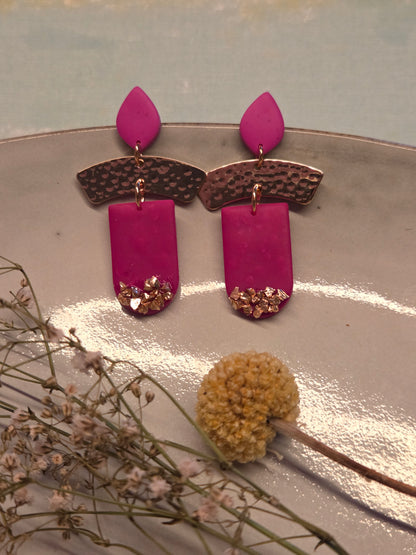Pinker Glanz und Glitter